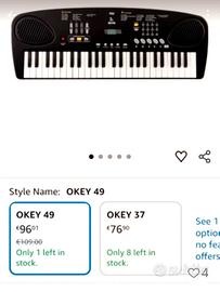 Tastiera musicale portatile pianola EKO 