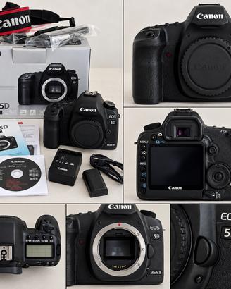 Canon 5D MK II - SOLO 15.000 scatti + BG E6 + Tel.