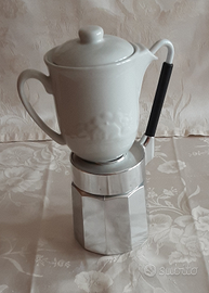 Caffettiera Mulino Bianco 4 tazze nuova