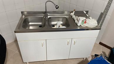 VENDUTO! Lavandino cucina doppio scomparto