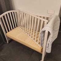 lettino con sbarre