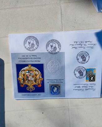 Regno di Sardegna - Busta commemorativa 