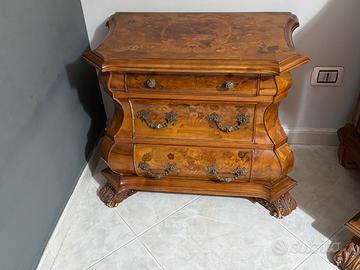 Set mobili intarsiati stile veneziano