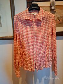 camicia donna cotone stropicciata quadri Levi's S