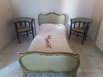 letto singolo con poltroncine