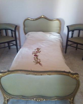 letto singolo con poltroncine