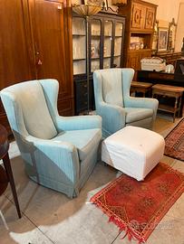 coppia poltrone vintage