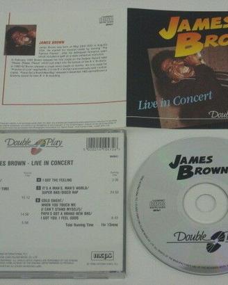 JAMES BROWN LIVE IN CONCERT CD 70+ Minutes Tring