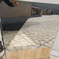 specchio per bagno con mensole 