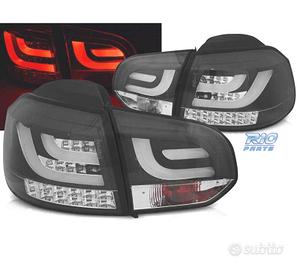 FANALI VOLKSWAGEN VW GOLF 6 08-12 A LED BAR NERO