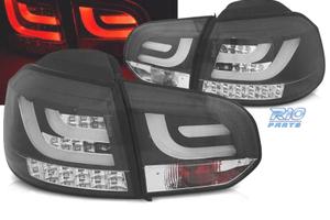 FANALI VOLKSWAGEN VW GOLF 6 08-12 A LED BAR NERO