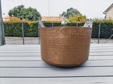 Pentola/porta vaso in rame