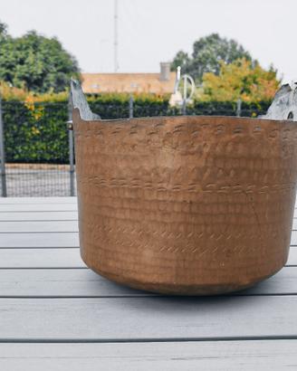 Pentola/porta vaso in rame