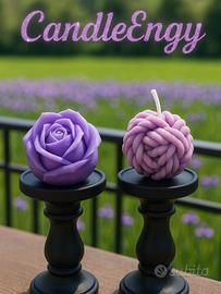 Candele alla lavanda 100% naturale