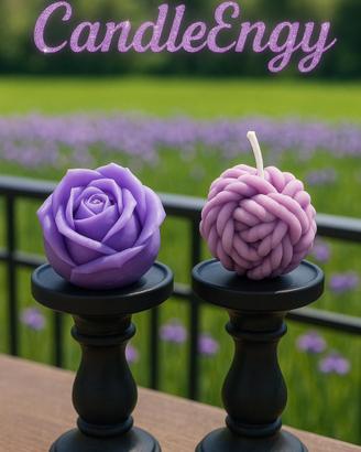 Candele alla lavanda 100% naturale