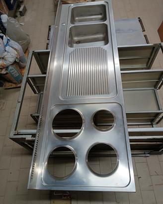 Piano cucina acciaio inox