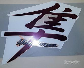 Adesivo emblema carena dx gsx1300r hayabusa 00-03