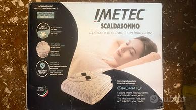 Imetec coperta scalda sonno  elettrica 1,50x1,60
