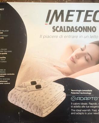 Imetec coperta scalda sonno  elettrica 1,50x1,60