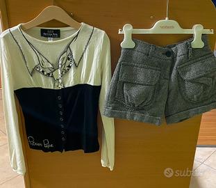 Completo bambina Patrizia Pepe tg 4/5a