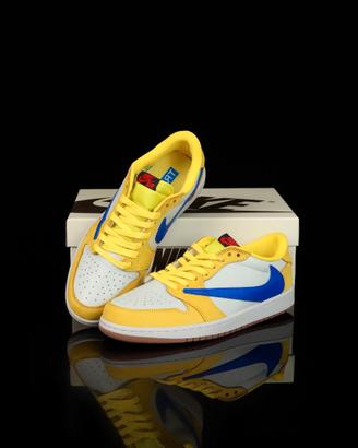 Travis Scott x Ordan Air Jordan 1 Canary Yellow 39
