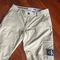 Pantaloni Cargo Beige Calvin Klein