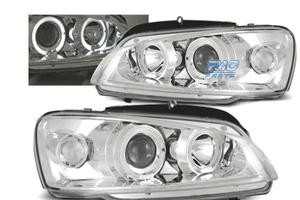 FARI PEUGEOT 106 96-03 ANGEL EYES FONDO CROMATO