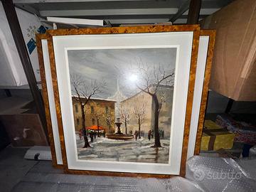 quadro Maggioni Ferma (Milano piazza fontana)