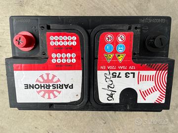 Batteria auto 12v 75ah 720a