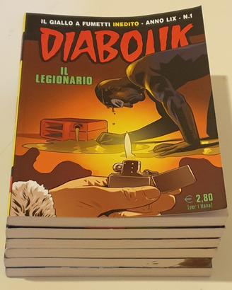 Diabolik inedito anno LIX lotto 6 albi