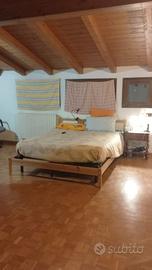 Ampia mansarda con bagno privato