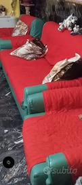 divano 3 posti e due poltrone 