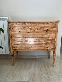 Comoncino artigianale in legno massello