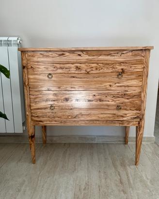 Comoncino artigianale in legno massello