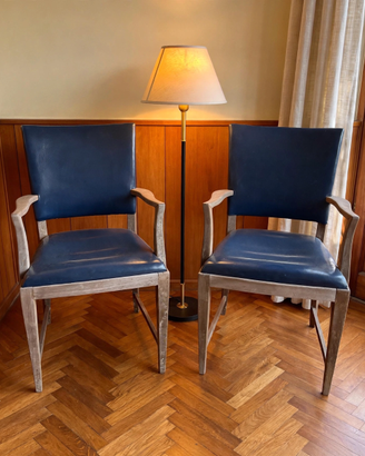 COPPIA POTRONCINE POLTRONE SEDIE VINTAGE ANNI 60