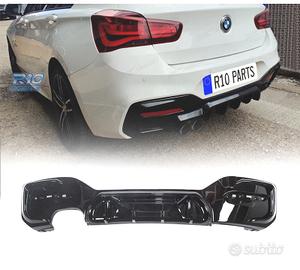 DIFFUSORE BMW F20 LCI 15- LOOK COMPETITION NERO LU