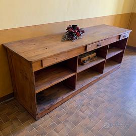 VECCHIO BANCONE DA NEGOZIO