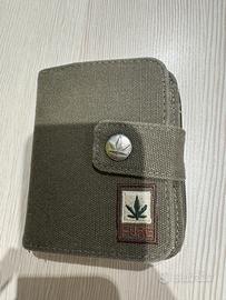 Portafoglio + portachiavi + zaino sacco (canapa)