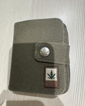 Portafoglio + portachiavi + zaino sacco (canapa)