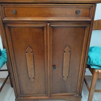 Mobiletto scarpiera 1 cassetto 2 ante 4 ripiani