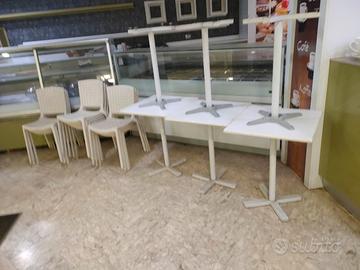 tavolini e sedie da bar