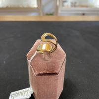 Anello minimalista oro "Twist" - Acciaio inossidab