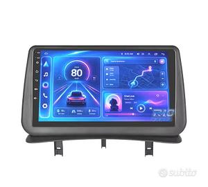 RADIO GPS 9'' ANDROID 13 RENAULT CLIO 3 05-14 2 DI