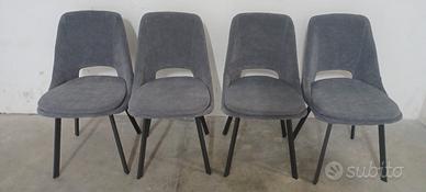 set 4 sedie da tavolo 