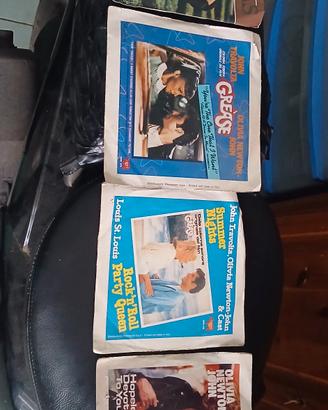 4 Vinili 45 Giri Grease John Travolta Olivia Newto