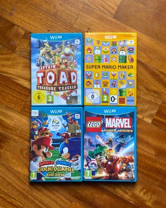 Wii U giochi Mario luigi sonic lego Nintendo
