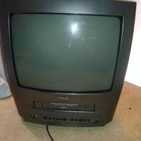 Tv 14" Philips retro combo