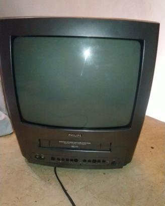 Tv 14" Philips retro combo