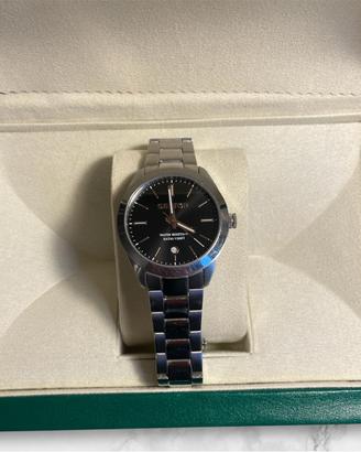 Orologio Sector Acciaio - Nero Quadrante con Data