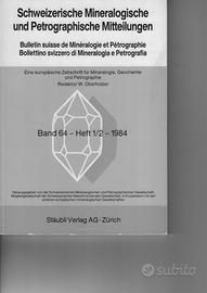 BOLLETTINO SVIZZERO DI MINERALOGIA E PETROG. ecc.